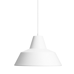 Made By Hand Workshop Lamp Pendant Mat White W3