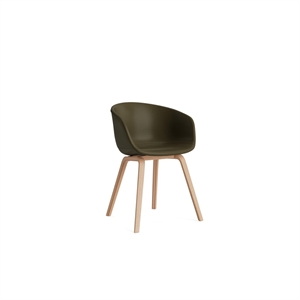 HAY AAC23 Dining Chair Oak/Sense Forest