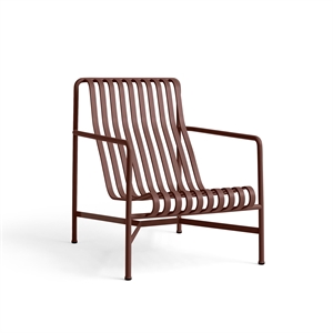 HAY Palissade Armchair High Iron Red