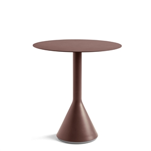 HAY Palissade Cone Table Ø70 X H74 Iron Red