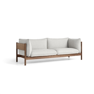 HAY Arbour 3-Seater Sofa Walnut/Hallingdal 110