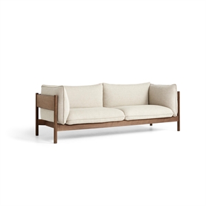 HAY Arbour 3-Seater Sofa Walnut/Hallingdal 220
