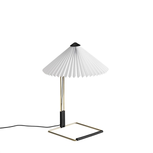 HAY Matin Table Lamp Chrome/ White 300