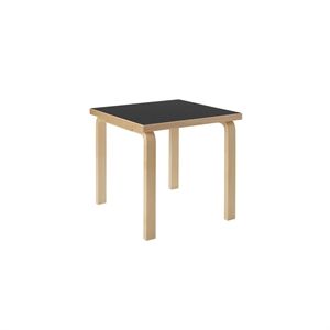 artek Aalto 80C Square Dining Table Black