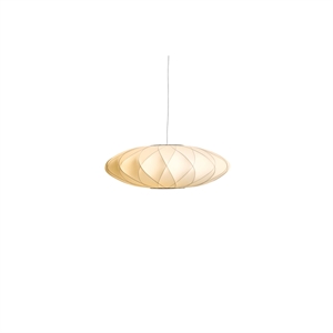 HAY Nelson Saucer Crisscross Bubble Pendant Small Off-White