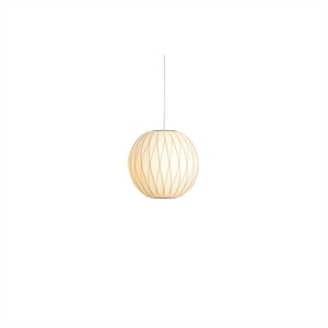 HAY Nelson Ball Crisscross Bubble Pendant Small Off-White