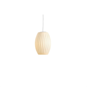 HAY Nelson Cigar Crisscross Bubble Pendant Small Off-White