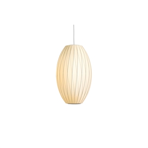 HAY Nelson Cigar Crisscross Bubble Pendant Medium Off-White