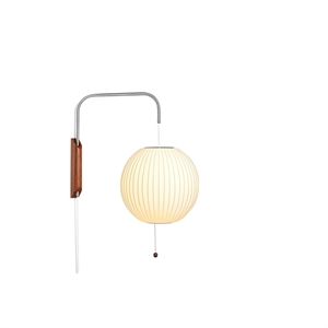 HAY Nelson Ball Wall Lamp Small Off-White with Cord