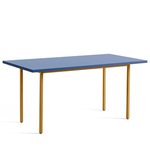 HAY Two-Colour Dining Table L160 Ochre/Blue