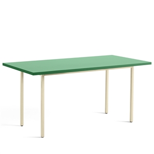HAY Two-Colour Dining Table L160 Ivory/Green Mint