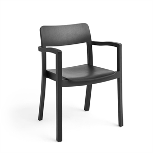HAY Pastis Dining Chair with Armrest Black