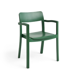 HAY Pastis Dining Chair with Armrests Pine Green