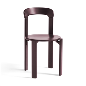 HAY Rey Dining Chair Grape Red
