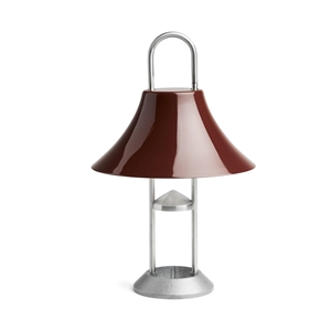 HAY Mousqueton Portable Lamp Iron Red