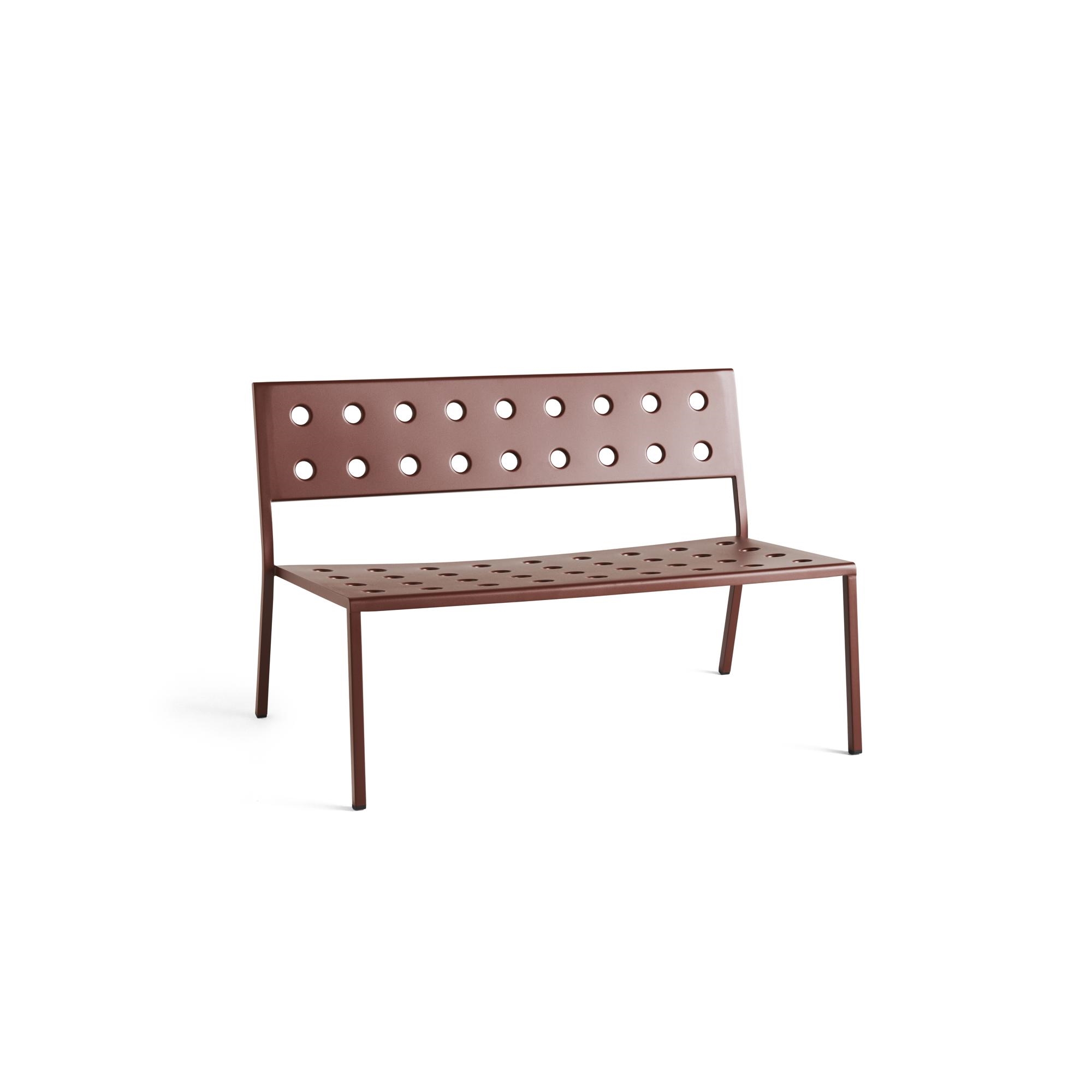 HAY Balcony Lounge Bench Iron Red