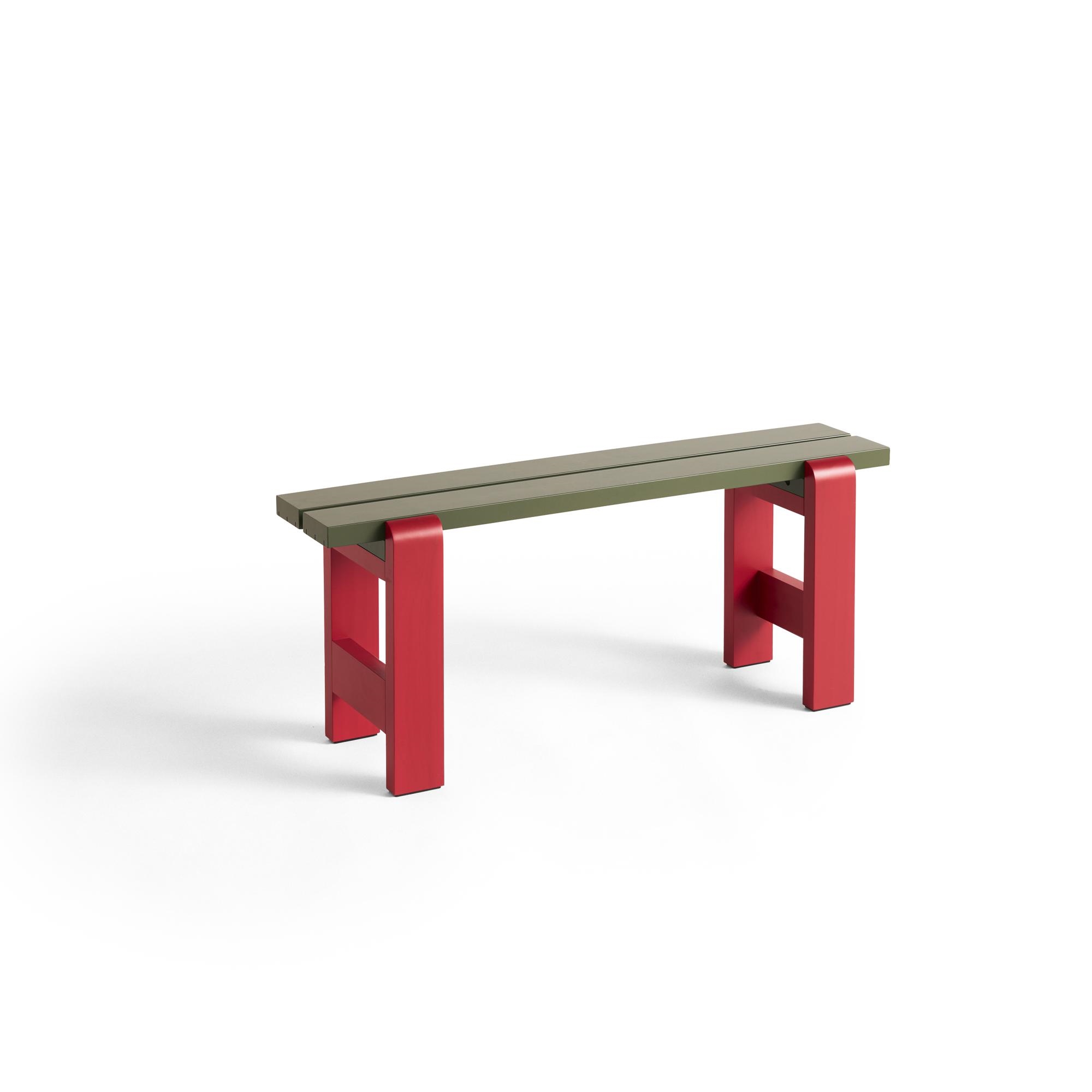 HAY Weekday Bench Duo Olive/Wine Red