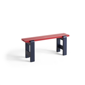 HAY Weekday Bench Duo Wine Red/Steel Blue