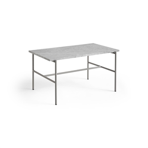 HAY Rebar Coffee Table Small Gray Marble