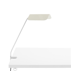 HAY Apex Table Lamp with Clip Oyster White