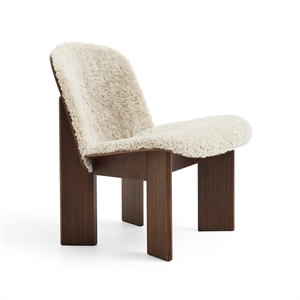 HAY Chisel Armchair Walnut/Sheepskin Mohawi