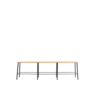Frama Adam Bench L160 Black/Oak