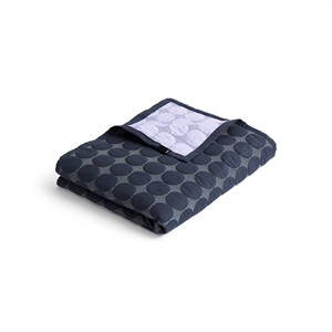 HAY Mega Dot Organic Bedspread 235x245 Midnight Blue