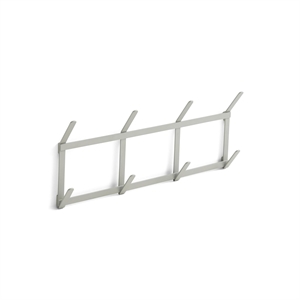 HAY Tape Coat Rack Small Matallic Grey