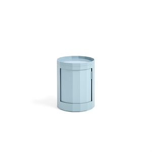 HAY Facet Side Table Low Misty Blue