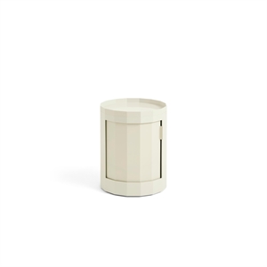 HAY Facet Side Table Low Eggshell