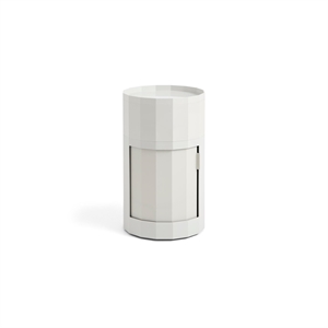 HAY Facet Side Table Tall Misty Grey