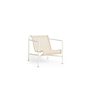 HAY Palissade Cord Armchair Low Cream White