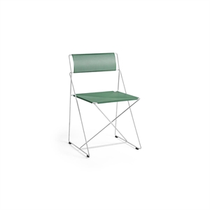 HAY X-Line Chair Hot-Dip Galvanized Steel/Leek Green