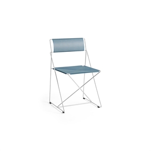 HAY X-Line Chair Hot-Dip Galvanized Steel/Blue Powder