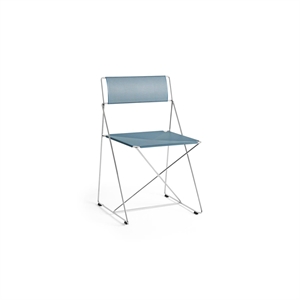 HAY X-Line Chair Chrome/ Blue Powder