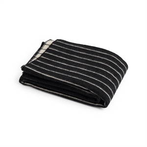 HAY Outdoor Market Rug 130x180 Black/ Beige