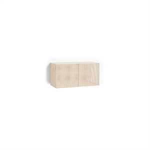 HAY Perforated Wall Cabinet Small Eggshell