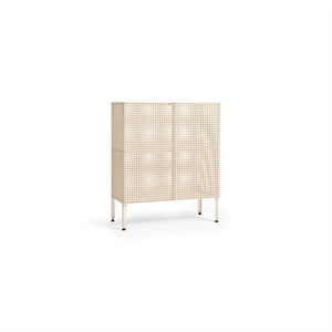 HAY Perforated Cabinet Medium Eggshell