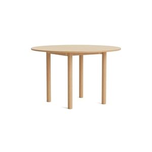 HAY Annex Round Dining Table Ø120 Lacquered Oak
