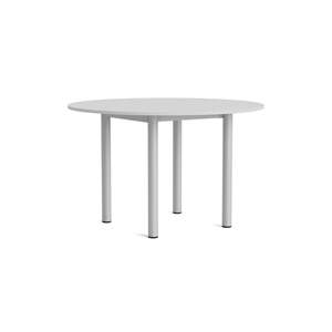 HAY Annex Round Dining Table Ø120 Cloud Grey/ Aluminum