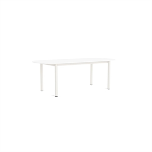 HAY Annex Oblong Dining Table L220 White/ Cream White