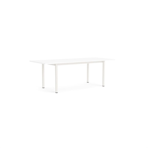 HAY Annex Overhang Dining Table L220 Cream White/ White