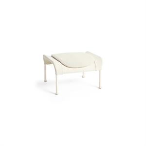 HAY O2 Ottoman Soft Cream/ Black