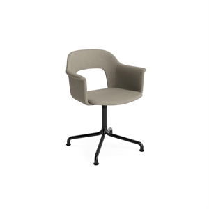 HAY Layout 254 Dining Chair With Armrest & Swivel Naveli 133/ Black