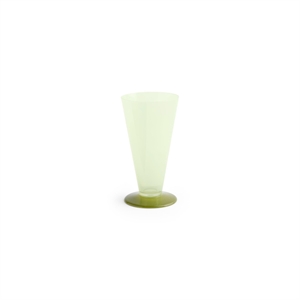 HAY Conical Vase Small Light Green/Dark Lime