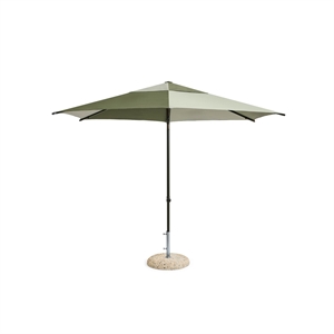 HAY Terrazza Hexagon Parasol Green/ Dark Green