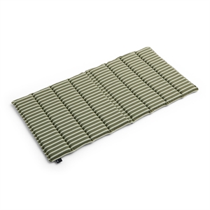 HAY Terrazza Seat Cushion 82x40 Olive Bold Stripe
