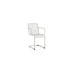 HAY Palissade Cantilever Chair With Armrests Sky Gray