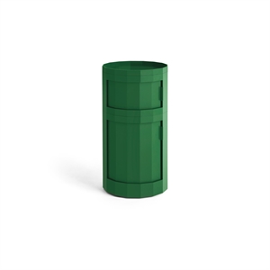 HAY Facet 110 Cabinet With Wheels Spinach Green