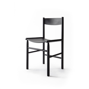 Nikari Linea Collection Akademia Dining Table Chair Black Stained Ash Wood